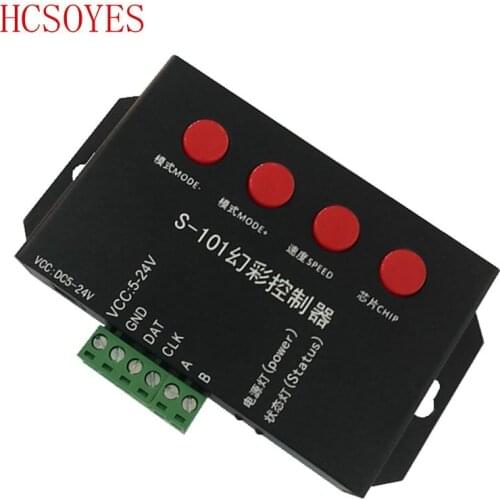 S-101 Dream color controller use for WS2812b WS2811 WS2813 APA102 UCS1903 TM1812 LED