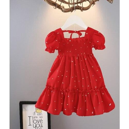 Cute Girls Dress Summer Short Sleeves Kids Dresses for Girls Children Birthday Party Clothes Wedding Evening Princess Dresses