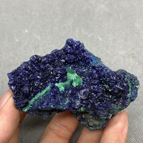 Natural azurite mineral cristal espécime da província de anhui, china