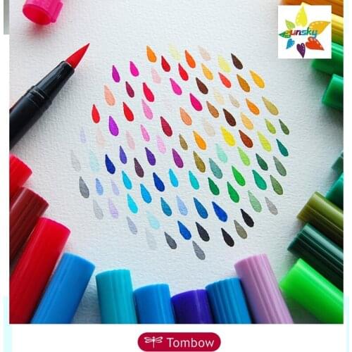 Original Tombow ABT Dual Brush Pen Dream Star series Single Self selected Art Markers Calligraphy Drawing Pen Blendable Brush