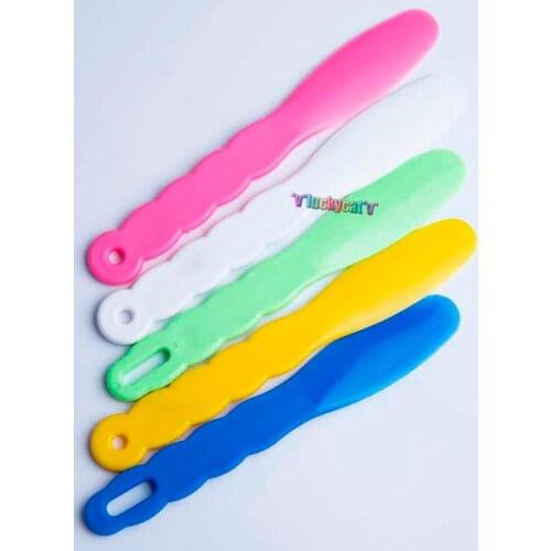 5pcs Alginate Assorted Dental Lab Plastic Mixing Spatula for Impression Dental Matirial