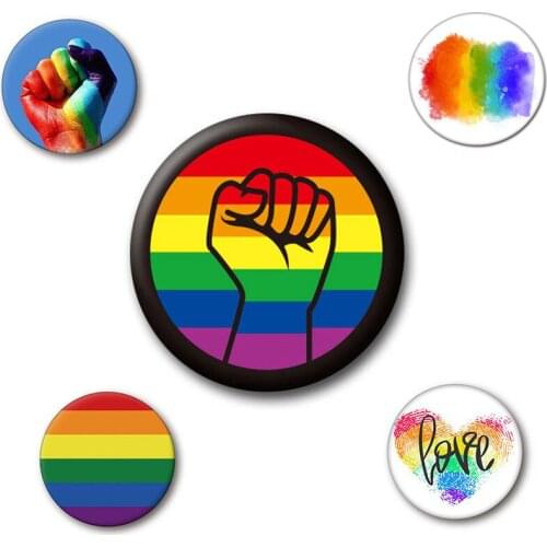 Transgender Pride Rainbow LGBT Gay Intersex Asexual Pride Lapel Pins Love is Bisexual Pansexual Pins panromantic Button Badges
