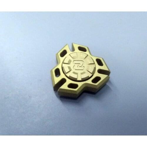 Three-Leaf Butterfly Fidget Spinner Stainless Steel Brass Hand Spinner EDC Adult ADHD Anti-Stress Toy Mens Gift Collection