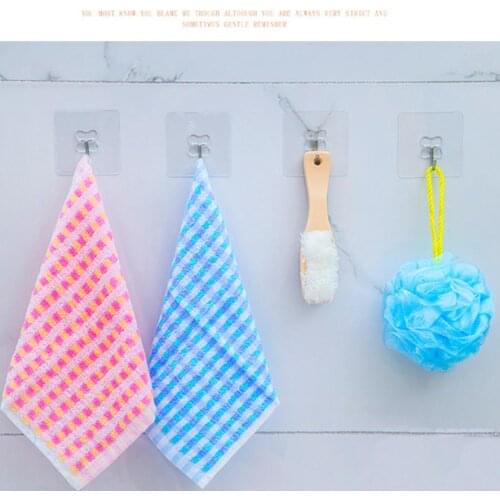 10PCS Super Suction Cup Hook Strong Transparent Suction Cup Wall Hanger Kitchen