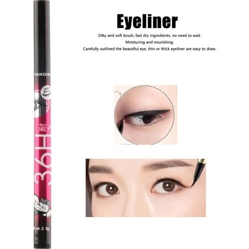 Waterproof Ultra-thin Black Eyeliner Long Lasting Liquid Eyeliner Pen Eye Liner Pencil Makeup Beauty Cosmetics