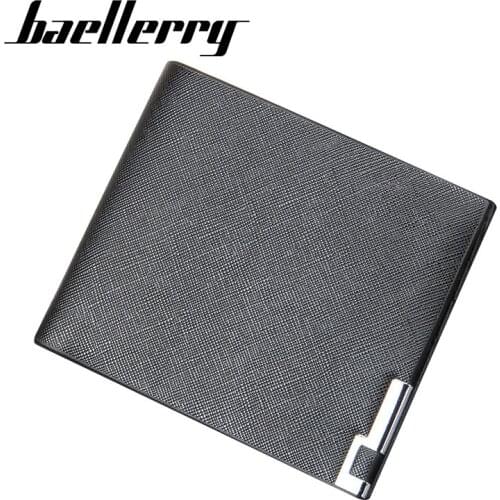 Hight Quality Business Wallet Men Credit Card Holder Man Purse PU Money Cash Man Small Mini Billfold Pocket Maschio Portafoglio