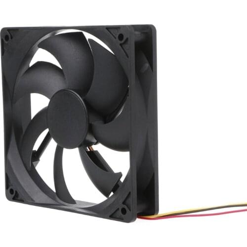 120x120x25mm DC 12V 0.15A 3 Pin 7-Blade Computer Case Cooling Fan Cooler 12025