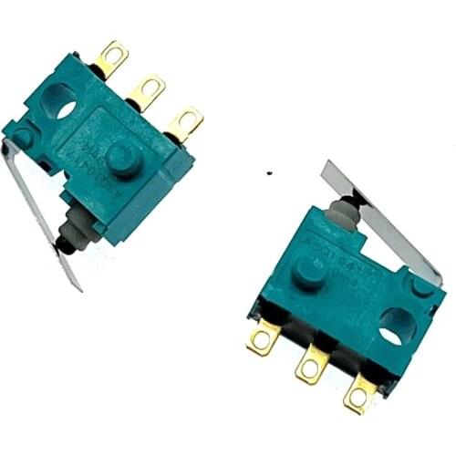 2pcs for Panasonic turquoise micro switch ASQ10 ultra-small waterproof with straight rod