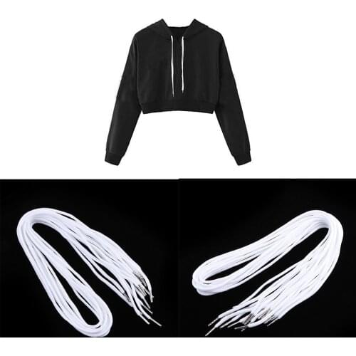 20 Pieces Replacement Drawstrings Universal Drawstrings for Sweatpants,Shoe Laces,Tote Bags & More White