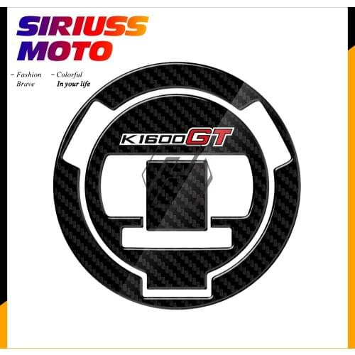 3D Carbon-look Motorcycle Fuel Gas Cap Protector Decals Case for BMW K1600GT K1600 GT