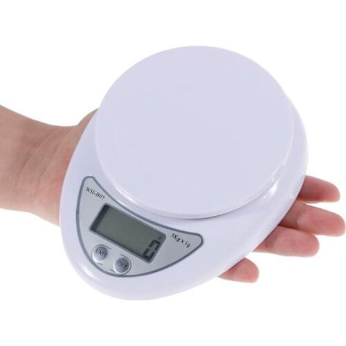 5kg/1g New Electronic LED Digital Kitchen Food Scale Portable Electronic Scales Postal Food Balance With Box Weight Measure Tool