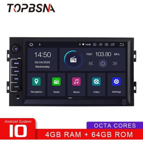 TOPBSNA Car DVD Player Android 10 For Peugeot 308/308s GPS Navigation multimedia Player 1 Din Car Radio Stereo headunit RDS Auto