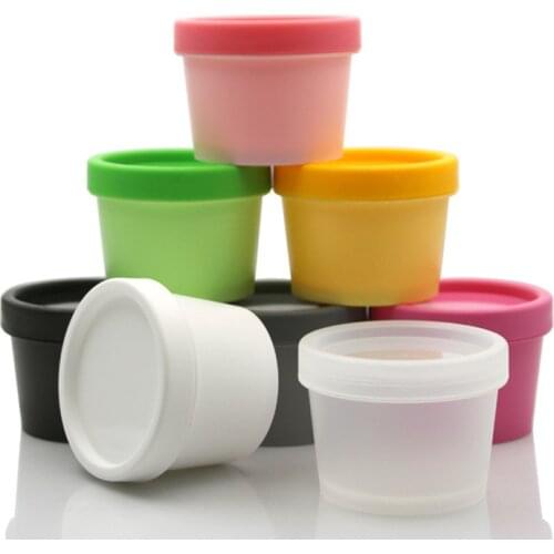 1Pc 50ml 100ml Refillable Bottles Plastic Empty Makeup Jar Pot Travel Face Cream/Lotion/Cosmetic Container Travel Accessories