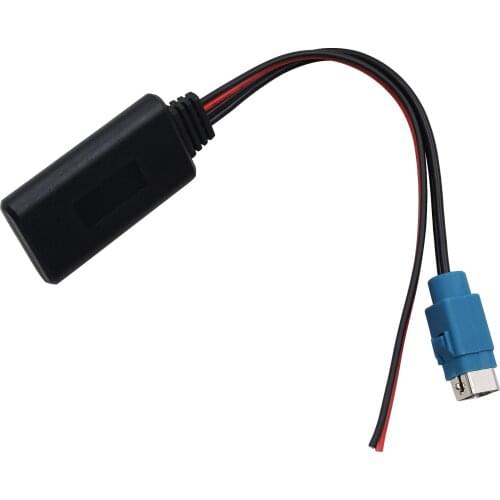 Bluetooth Aux Adapter cable For Alpine CDE-111R/RM CDE-112Ri TME-S370 KCE-400BT