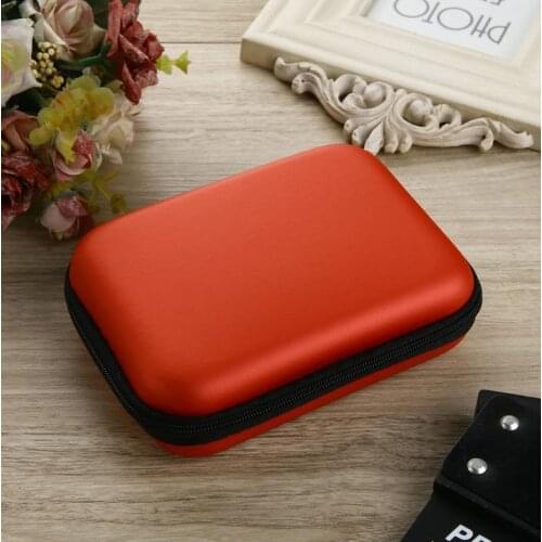 2.5 Inch Hard Disk Case External Hard Drive Disk Carry Mini USB Cable Case Cover for PC Laptop Hard Disk Case