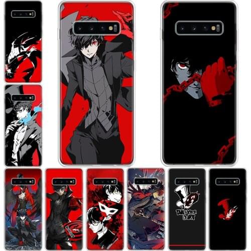 P5 P Persona 5 Phone Case For Samsung Galaxy Note 20 10 9 8 S8 S9 S10 S10E S20 S21 Ultra J4 J6 Plus Lite Cover