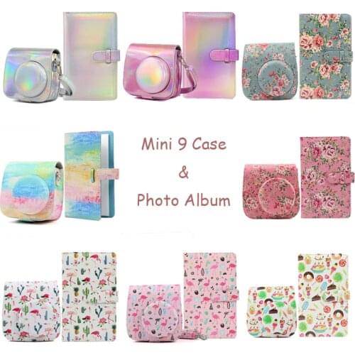 Fujifilm Instax Mini 9 8 Camera Case with 96 Pockets 3 Inch Mini Film Photo Album Book Instant Camera Accessories