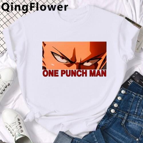 One Punch Man Anime t-shirt tshirt male grunge aesthetic tumblr japanese print tshirt t-shirt harajuku kawaii