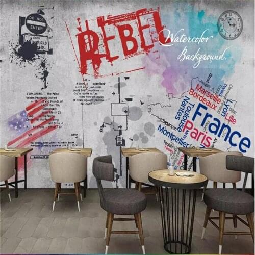 Customized high-end mural factory wholesale wallpaper mural photo wall full house background storefront background