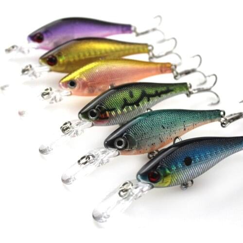 10pcs/lot Artifical Bait Lures Factory wholesale 8.5cm floating Mino bait bionic bait lures Mino