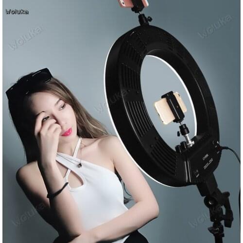 Photo Studio lighting 18 inch LED Ring Light camera lamp Photography Ring Light With ligth stand for Video Makeup CD50 T07 A
