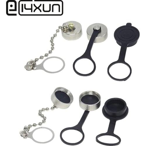 10pcs GX12 GX16 GX20 Aviation Connector Plug Cover Waterproof cover Dust Full Metal Cap Circular Connector Protective Sleeve