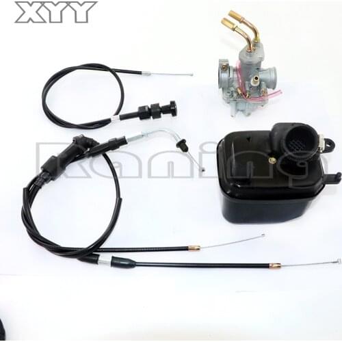 Motorcycle Carburetors Carby Air Filter Throttle Cable Choke Cable for Yamaha PeeWee PW50 PW 50 PY50 YZinger 50 YZINGER BIKE