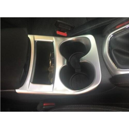 Auto interior moulding ,cup holder trim sticker without heating button For Nissan Qashqai J11 2014 2015 2016 2017