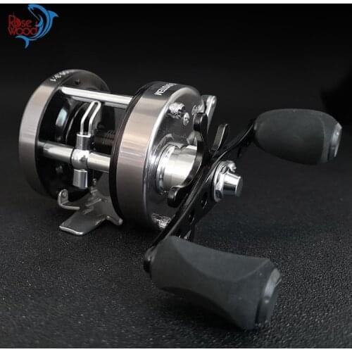 New Metal Left/Right Hand Round Baitcast Reel 5.3:1 Gear Ratio Jigging Cast Drum Wheel 6KG Drag Power Bait Casting Fishing Reel