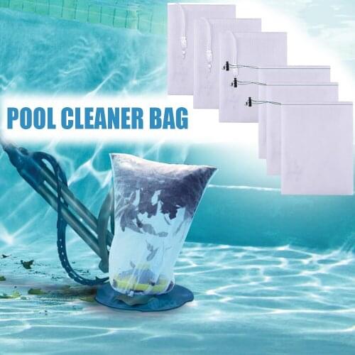 Swimming Pool Vacuum Eector Bag Nylon Mesh Lotus Pond Aquarium Cleaning Accessories Cleaner Filter Vacuum Pool Cleaner Bag