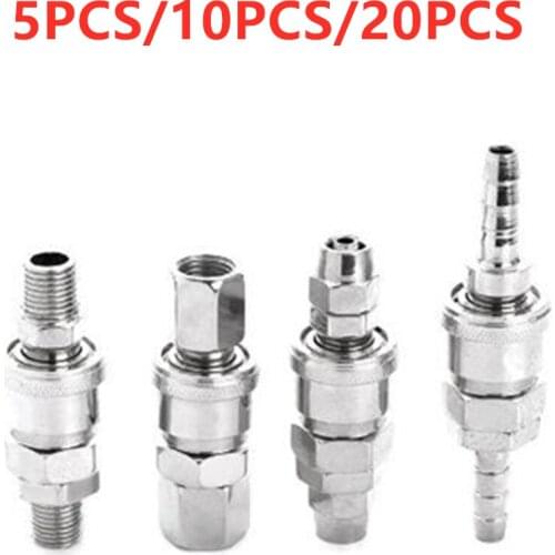 5/10/20PCS SH/PH SM/PM SP/PP SF/PF 20mm/30mm/40mmpneumatic air compressor hose of the quick coupler plug connector
