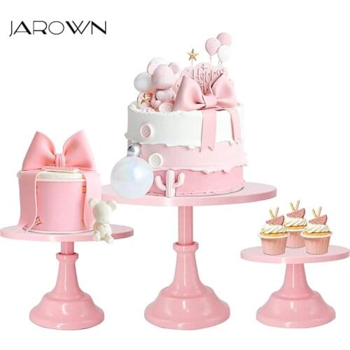 JAROWN Wedding Sign In Dessert Table Cake Stand Three Piece European Style Fruit Plate Wedding Decoration Props Home Party Decor