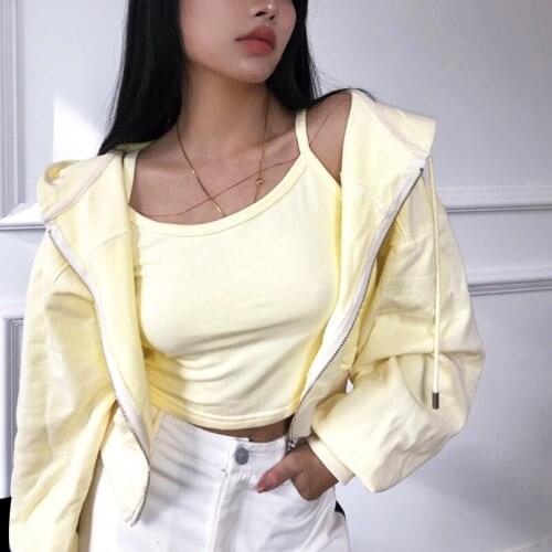 WomenS Hoodie Slim Crop Jacket Fall Solid Color Zipper Long Sleeve Sweater Women Sexy Hanging Loose Sweater Set