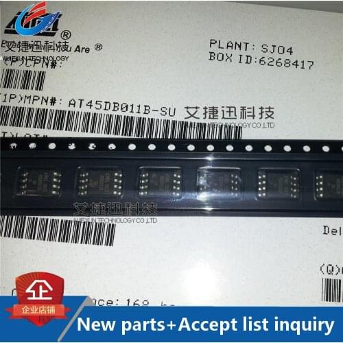 10PCS AT45DB011B-SU AT45DB011B SOIC-8 1-MEGABIT 2.7 VOLT ONLY DATA FLASH 100%New and original