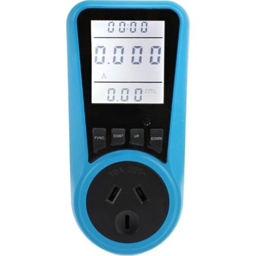 AU Backlight Power Metering Socket Electric Power Monitor Intelligent Billing Socket Electric Meter