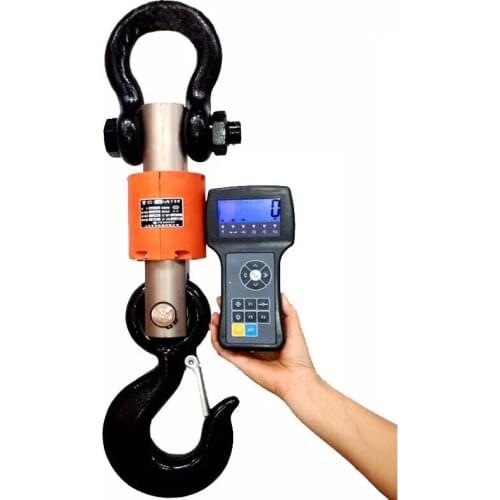 Wireless Digital Electronic Hanging Crane Scale with 200m remote control handle 3T/5T/10T