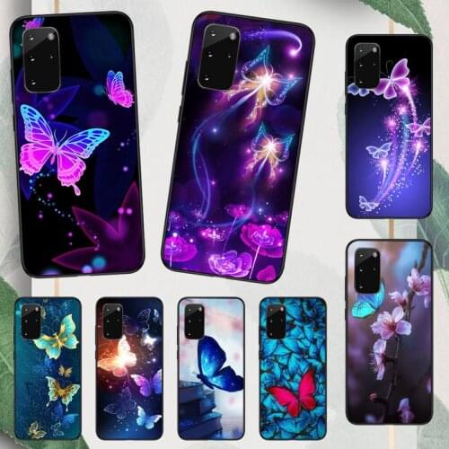 Butterfly cute animal Phone Case For Samsung galaxy A S note 10 7 8 9 20 30 31 40 50 51 70 71 21 s ultra plus Luxury brand shell