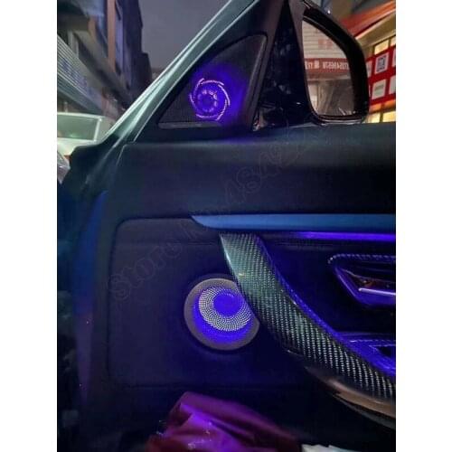For BMW 3 Series GT F34 Car Ambient Light Speaker Cover Front Door Tweeter Lamp