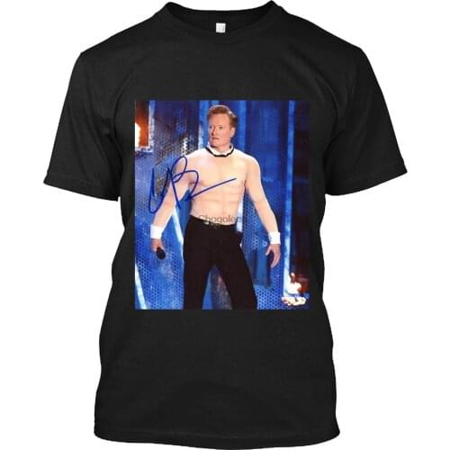 LIQRTUGEHI Conan Obrien - Conan Autograph Signed Tee T-Shirt for Men Women