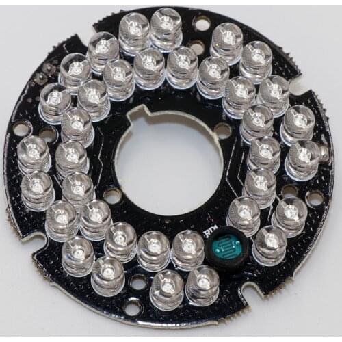 60 degrees CCTV Accessories infrared light 36 Grain IR LED board for Surveillance cameras night vision diameter 53mm