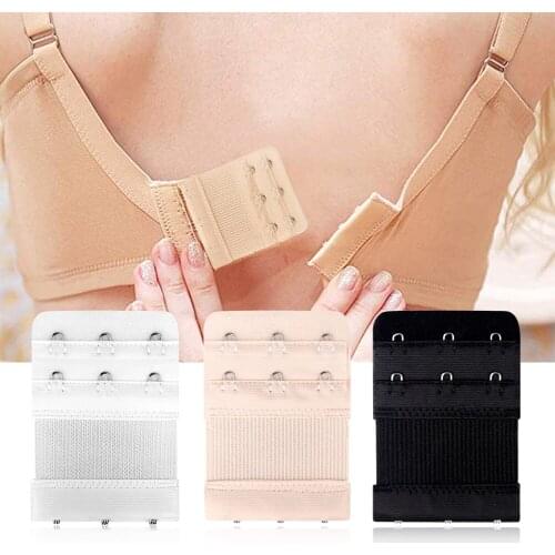 3/6pcs Buckle Set handmade Adjustable Belt Intimates For Womens Elastic Bra Extender Hook Clip Strap Buckle Extension Belt
