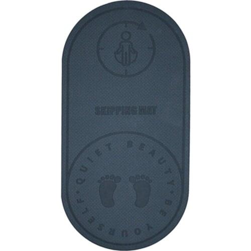 Skipping Mat Yoga TPE Mat Skipping Floor Workouts for Sports Exercise Cushion Pad 127x62cm
