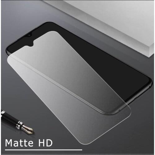 No Fingerprint Matte Frosted Tempered Glass for Xiaomi Redmi Note 10 9 6 7 8 Pro 4X F1 M3 F3 Poco X3 Nfc Screen Protector