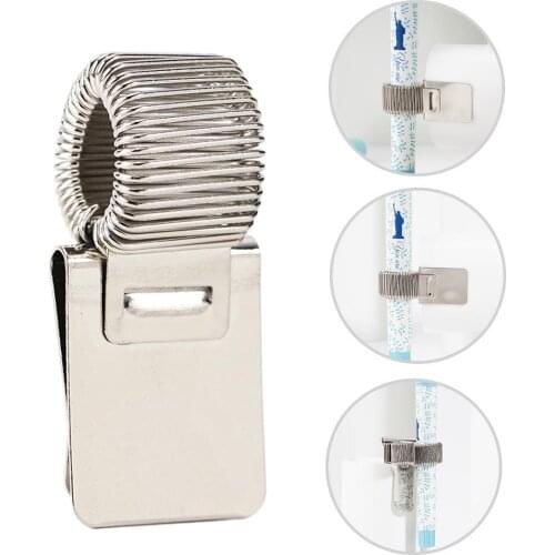 2020 New Metal Spring Pen Holder With Pocket Clip Doctors Nurse Uniform Pen Holders Single/Double/Triple Hole