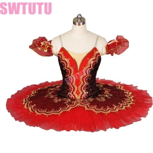 NEW! Red Ballet Tutu,ballet stage costumes,blue professional Classical for performance black green ballet tutu BT8941