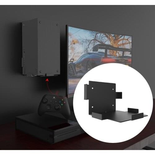Applicable for Xbox Series X Console Metal Storage Holder Host Rack Stand Accessories Game Console Wall Mount Bracket
