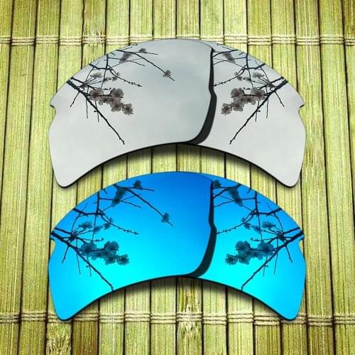 Polarized Replacement Lense For-Oakley Flak 2.0 XL Sunglasses Frame - Chrome&Blue Combine Options