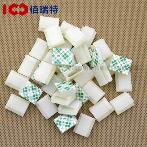 Self-adhesive Wire Fixing Base Fixing Clamp, Cable Clamp, Cable Clamp, Chassis Cable Management Clamp FC-1 FC-2 100PCS