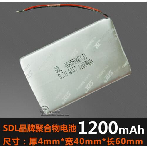 SDL brand 404060 3.7V Newman D625 digital companion Wang MP4 polymer battery core