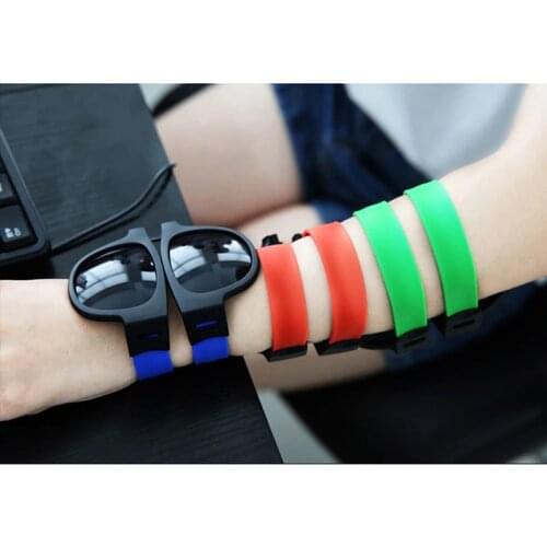 Sighttoo Pop Ring Wristband Sunglasses Sports Glasses for Men Womens Sun Glasses Foldable Fashion Sport Sunglasses Polarized